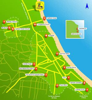 Map of places of interest close to Oceanic Bay Hotel &amp; Resort